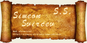 Simeon Svirčev vizit kartica
